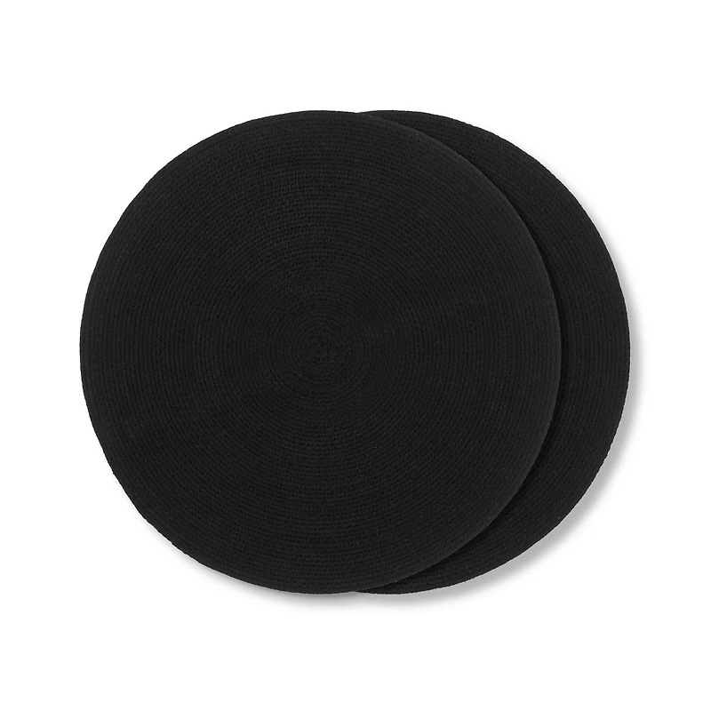 Set of 2 Round Placemats