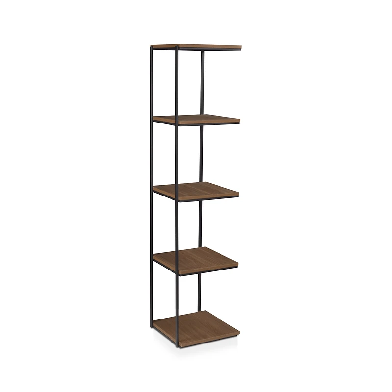 Metal and Walnut Shelf