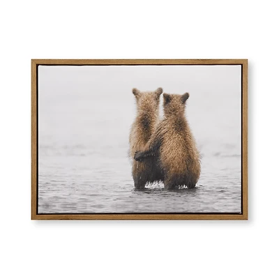 Friendly Cubs Printed Framed Art
