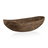 Oval Wood Bowl