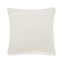 Off White Doodle Boucle Decorative Throw Pillow