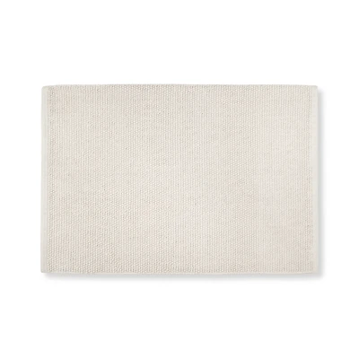Cream Loops Bath Mat