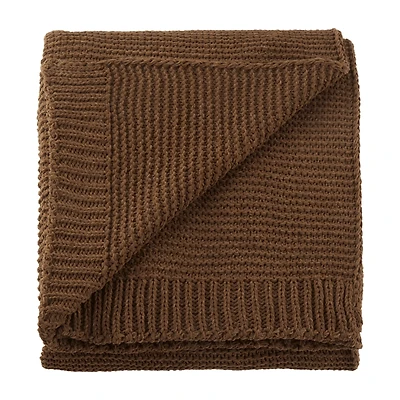 Brown Lonny Woven Throw
