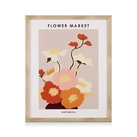 Colourful Flowers Framed Art