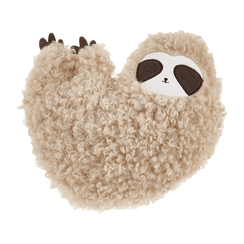 Amika Plush Sloth Decorative Pillow