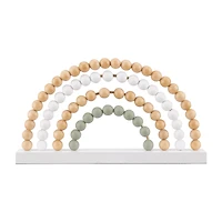 Decorative Wood Beads Rainbow
