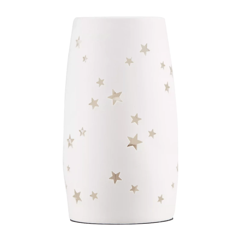 Star Cutout Ceramic Table Lamp