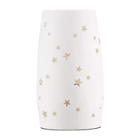 Star Cutout Ceramic Table Lamp