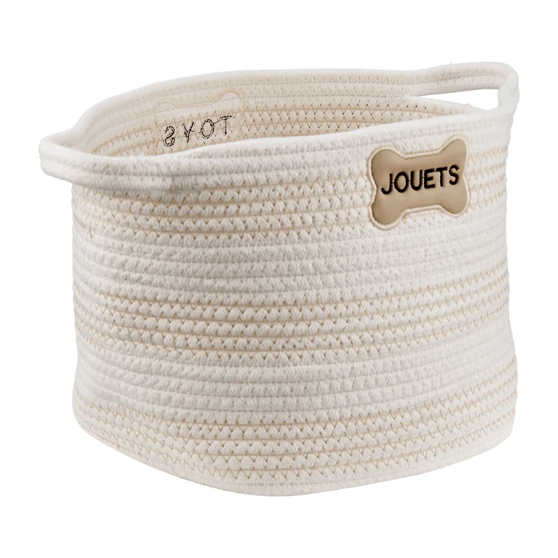 Dog Off white Basket