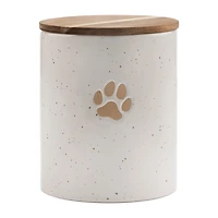 Speckled Ceramic Dog Cookie Jar