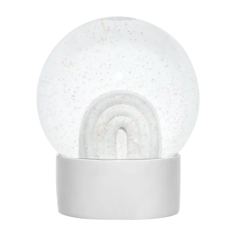 Rainbow Snow Globe
