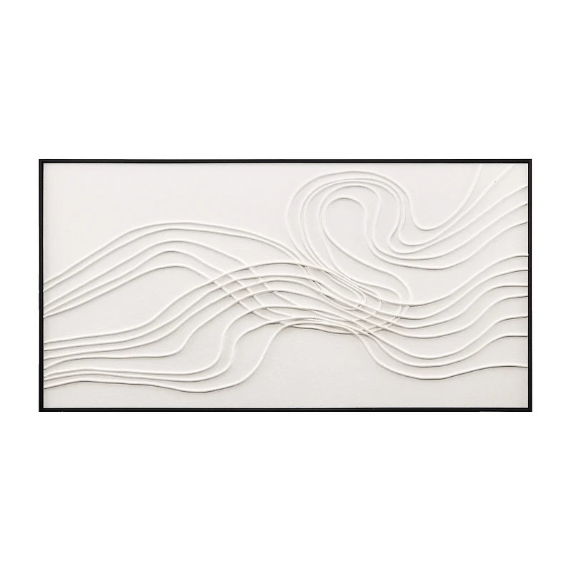 Tangled Lines Abstract Framed Art