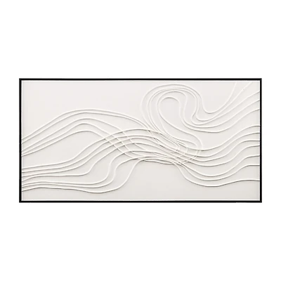 Tangled Lines Abstract Framed Art