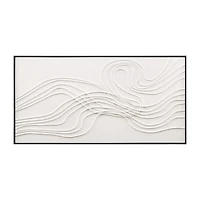 Tangled Lines Abstract Framed Art