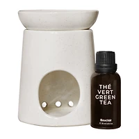 Green Tea Oil Burner Gift Set