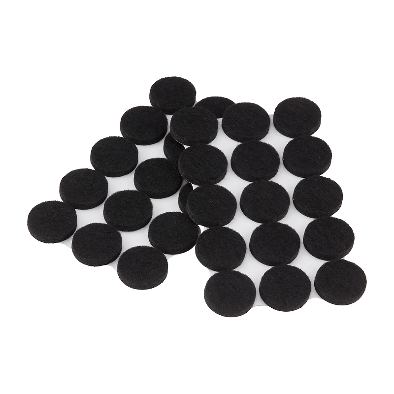 Set of 30 Round Felt Floor Protectors