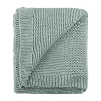 Aqua Lonny Woven Throw