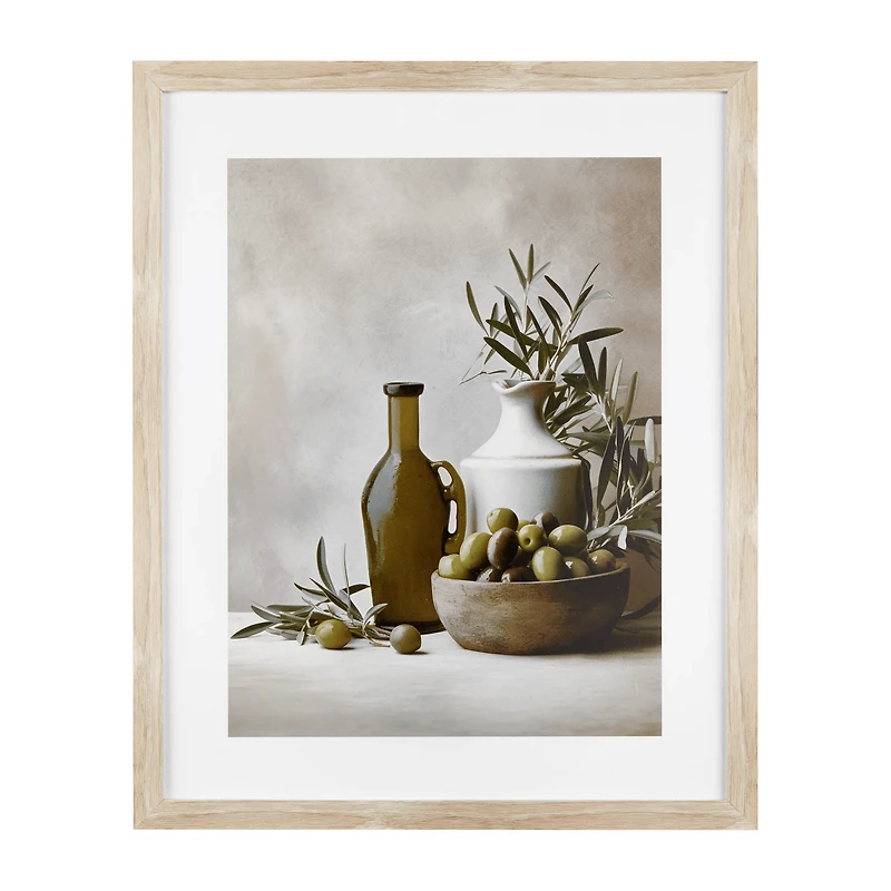 Olives and Vases Framed Art