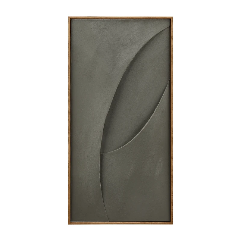 Green Abstract Framed Art
