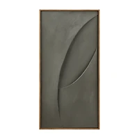 Green Abstract Framed Art