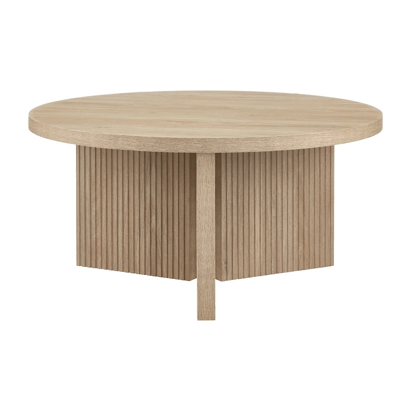 Wooden Round Coffee Table