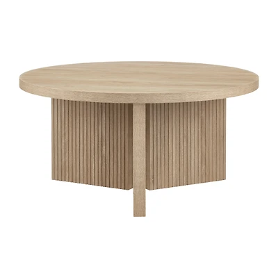 Wooden Round Coffee Table