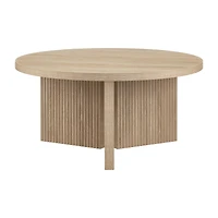 Wooden Round Coffee Table