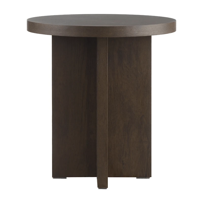 Wooden Round Side Table