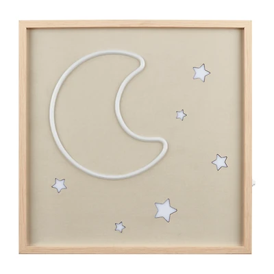 Moon & Stars Neon Wall Art