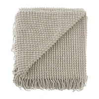 Off White Marilou Throw