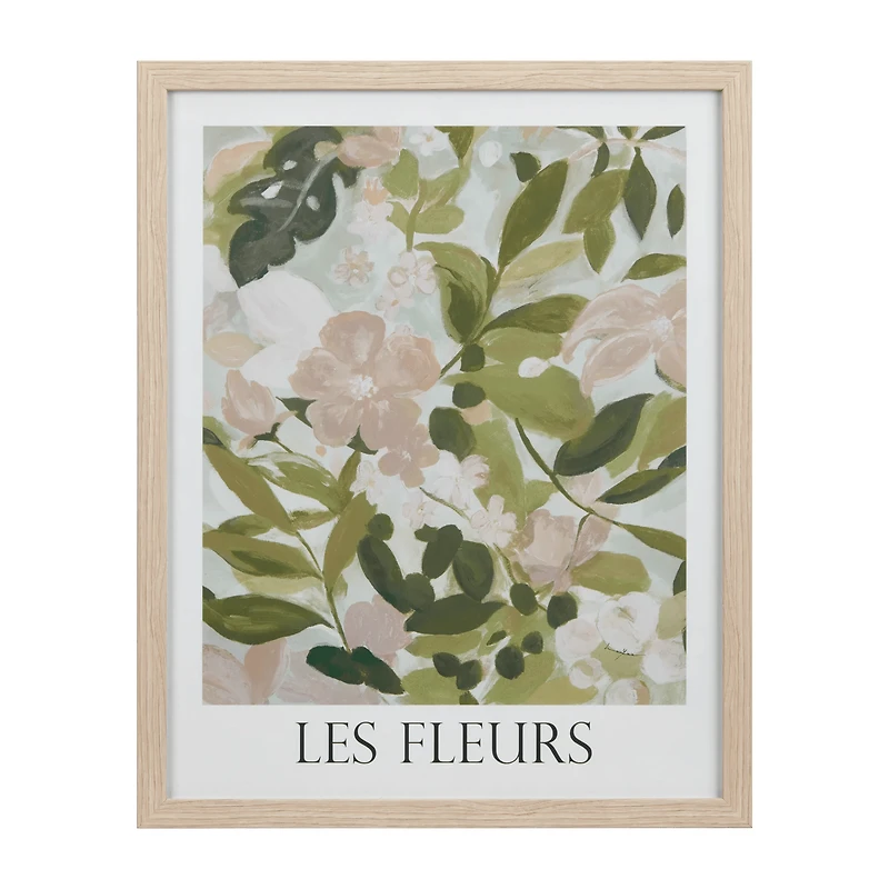Les Fleurs Printed Framed Art