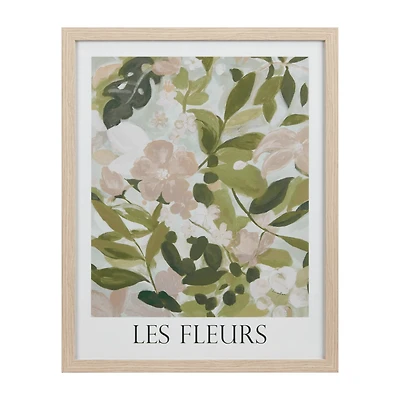 Les Fleurs Printed Framed Art