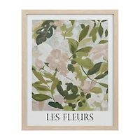 Les Fleurs Printed Framed Art