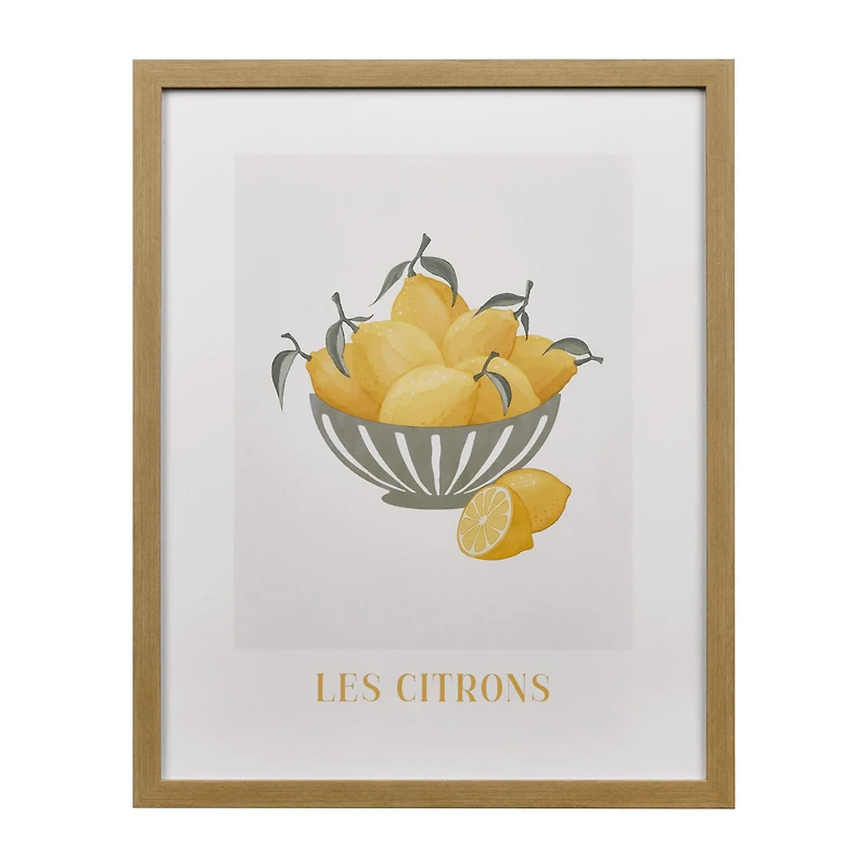 Lemons Framed Art