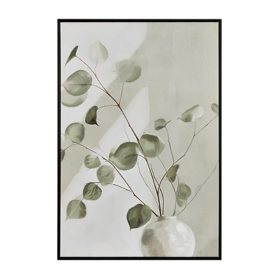 Soft Eucalyptus Framed Art