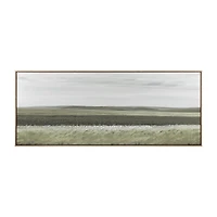 Green Landscape Framed Art