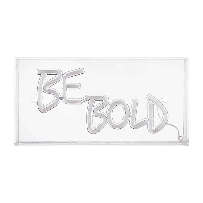 Be Bold Plexiglass LED