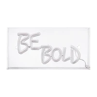 Be Bold Plexiglass LED