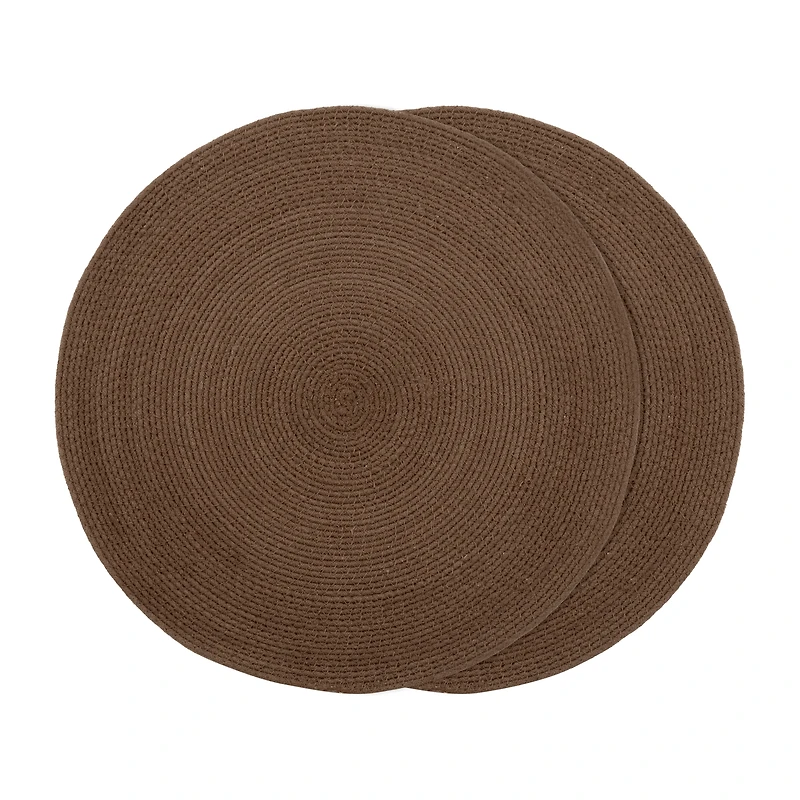 Set of 2 Round Placemats