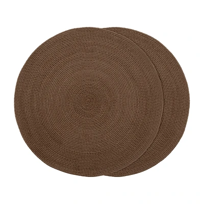 Set of 2 Round Placemats