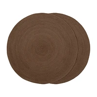 Set of 2 Round Placemats