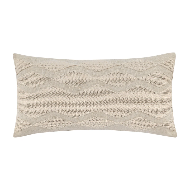 Beige Yara Lumbar Decorative Pillow