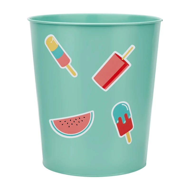 Waste Bin with Stickers