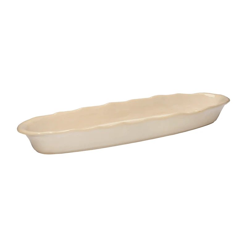 Oval Ceramic Serving Plate