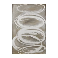 Stacked Ovals Canvas