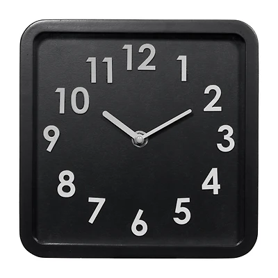 Black And White Square Clock