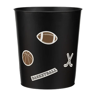 Black Waste Bin