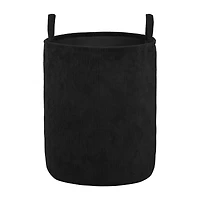 Black Corduroy Hamper