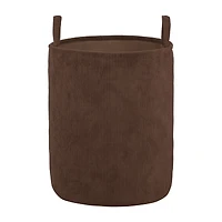 Brown Corduroy Hamper