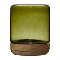 Glass Candle Holder